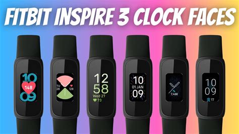 fitbit inspire 3 watch faces